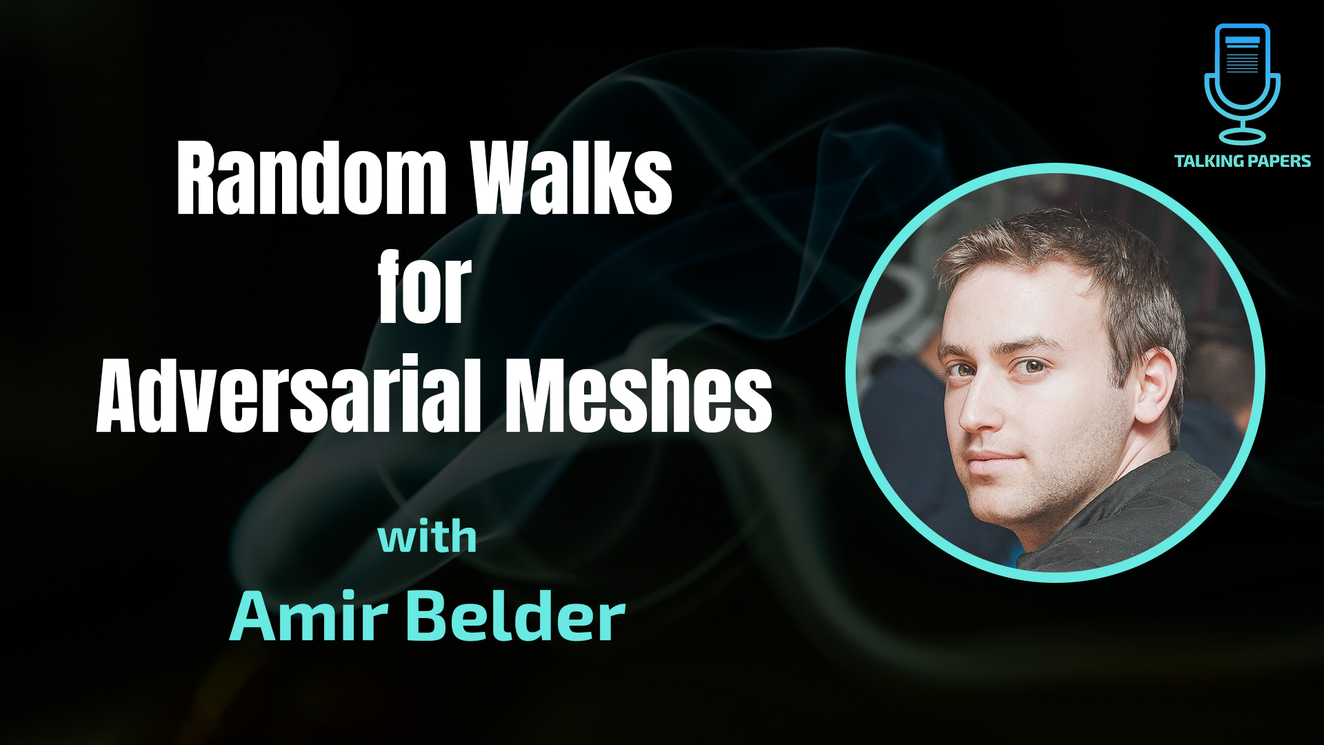Random Walks for Adversarial Meshes